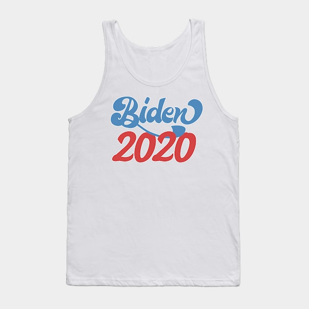 Joe Biden 2020 - Presidential Campaign Typography Design Tank Top by DankFutura